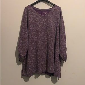 Catherine’s 2X purple long sleeve
